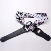 Factory Musical Instrument Parts Sublimation Leather Guitar Strap Ends