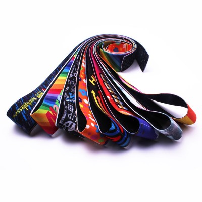 China manufacturer factory price sublimation custom logo elastic strap for ski goggle