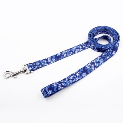 Amazon hot selling unique style durable print polyester pet lead leash