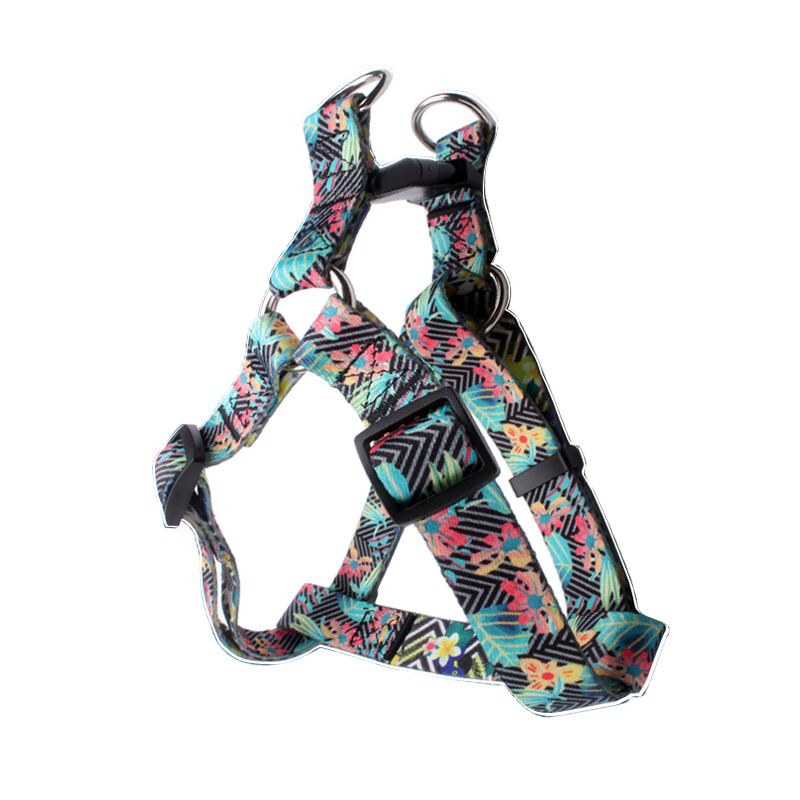 No pull custom pet harness adjustable basic polyester step in puppy vest outdoor walking