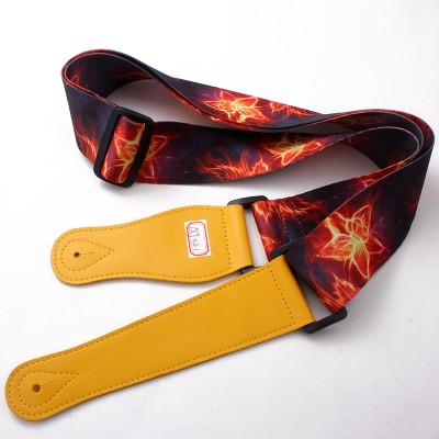 Hot Selling Musical Belt Adjustable Sublimation Guitar Strap Hardware