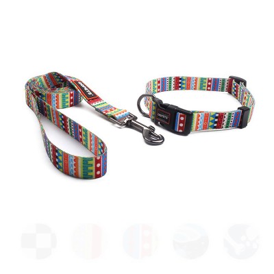 Adjustable strong collar and leashes webbing for dogs