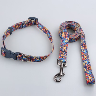 china OEM quality promotional sublimation dog collar with leash